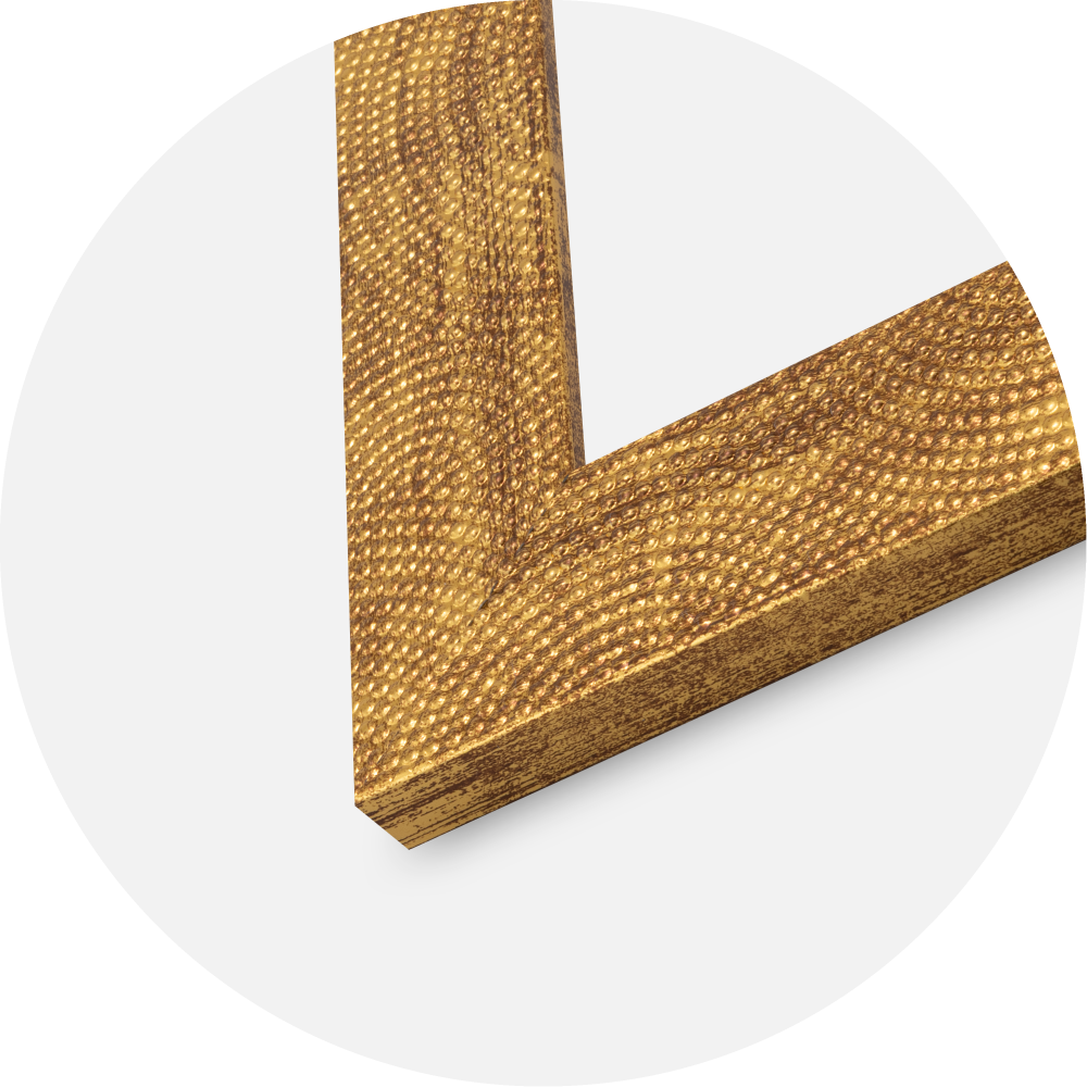 Rama Linea Szkło akrylowe Złoto 21x29,7 cm (A4)