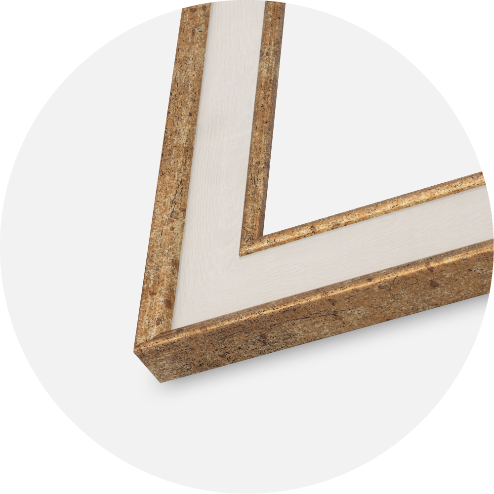 Rama Dolly Szkło akrylowe Złoto 42x59,4 cm (A2)