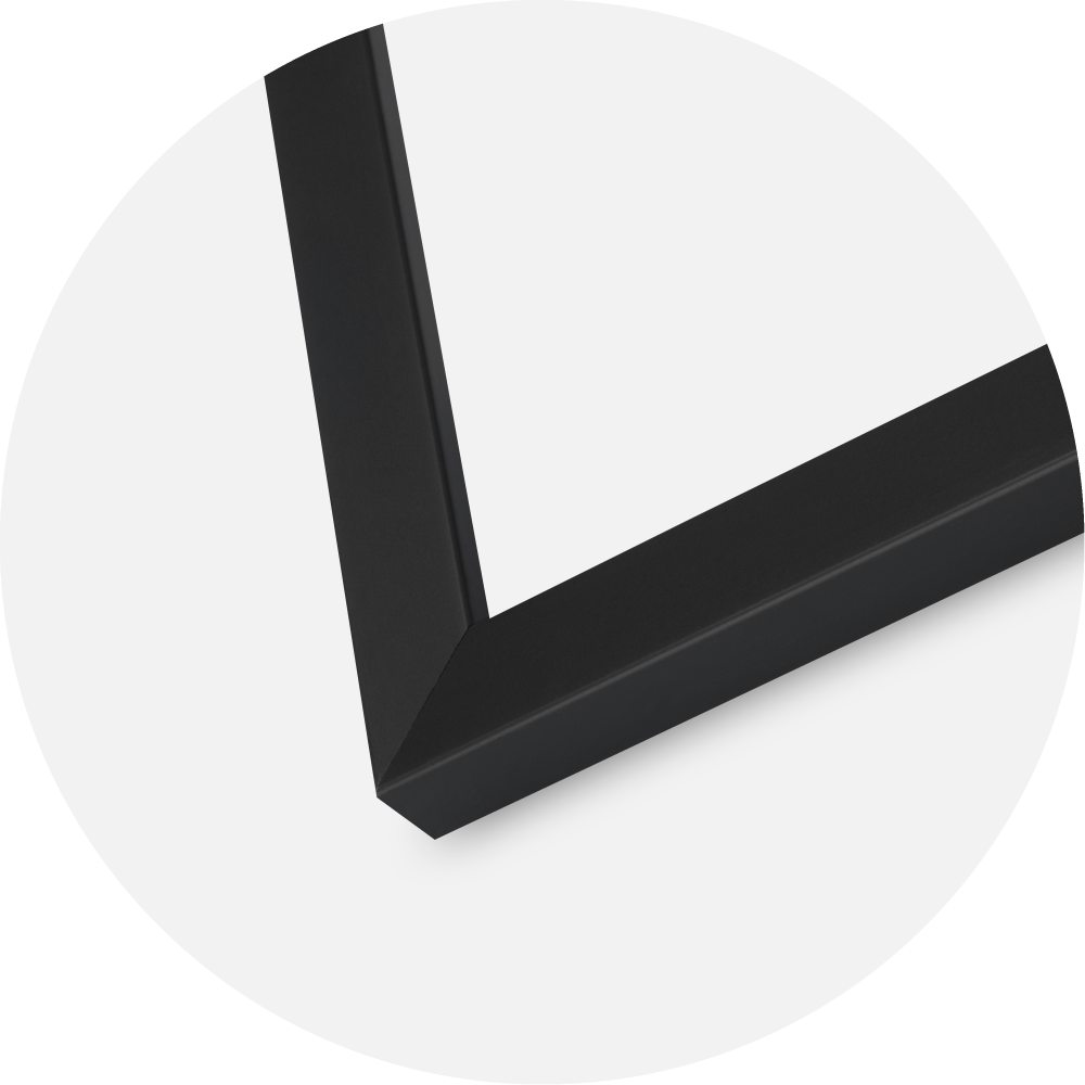 Rama Oban Szkło akrylowe Czarny 40x40 cm