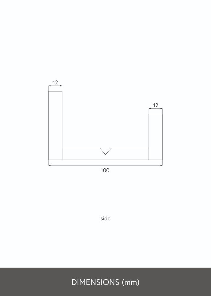 KAILA Półka na obrazy Dąb 130 cm