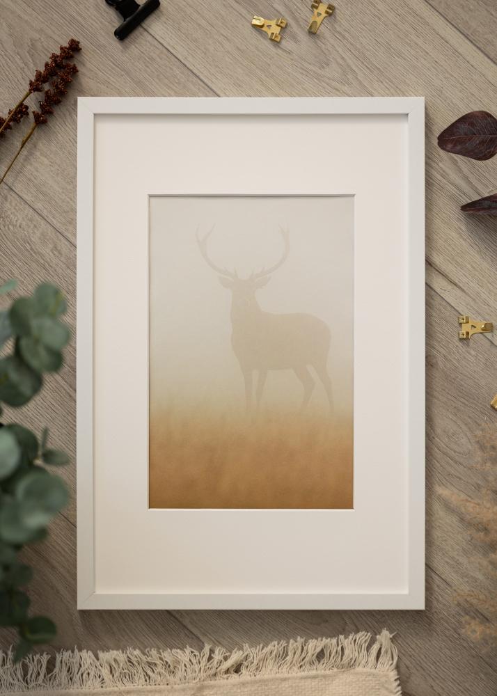 Rama Modern Szkło akrylowe Biały 60x60 cm