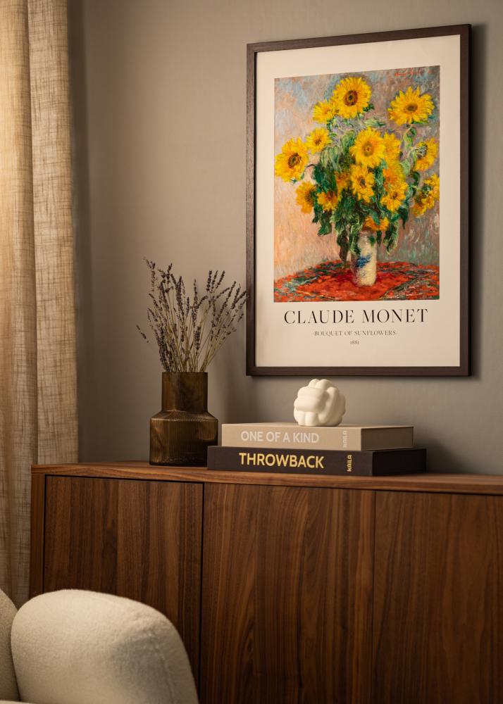 Rama Modern Szkło akrylowe Orzech 50x60 cm