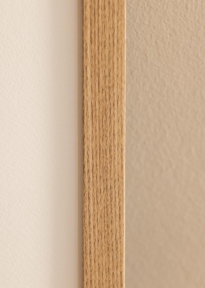 Ramka Deco Dąb 70x70 cm - Passe-partout Biały 24x24 cale