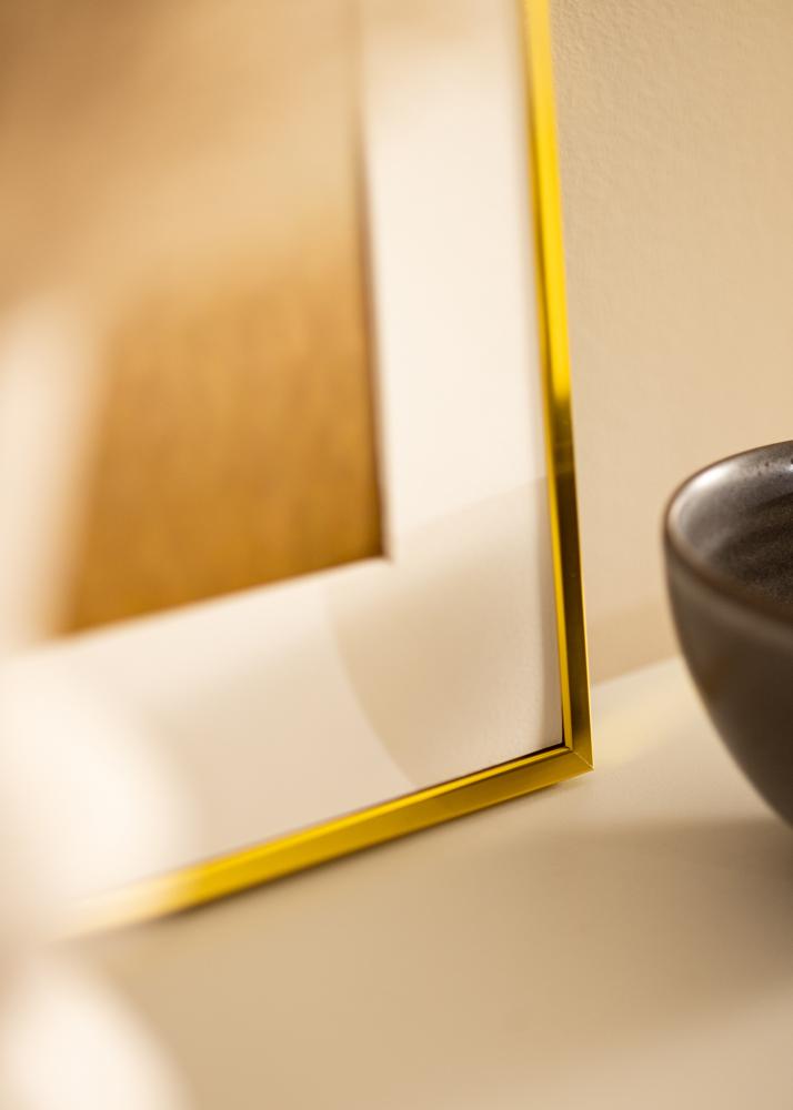 Rama aluminiowa Szkło akrylowe Złoty 61x91,5 cm