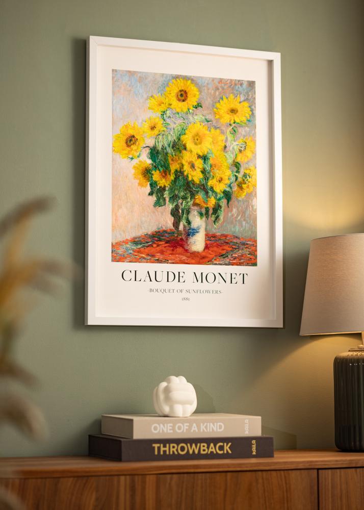 BGA Rama pudełkowa Biały 50x70 cm - Passe-partout Biały 40x60 cm