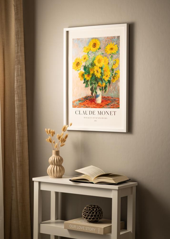 BGA Rama pudełkowa Biały 50x70 cm - Passe-partout Biały 40x60 cm