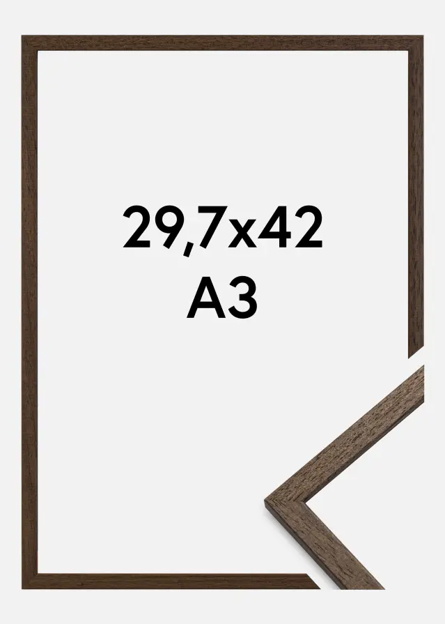 Rama Edsbyn Szkło akrylowe Orzech 29,7x42 cm (A3)