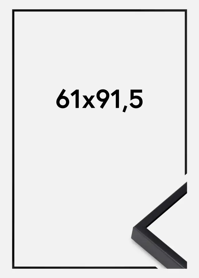 Rama aluminiowa Szkło akrylowe Czarny 61x91,5 cm