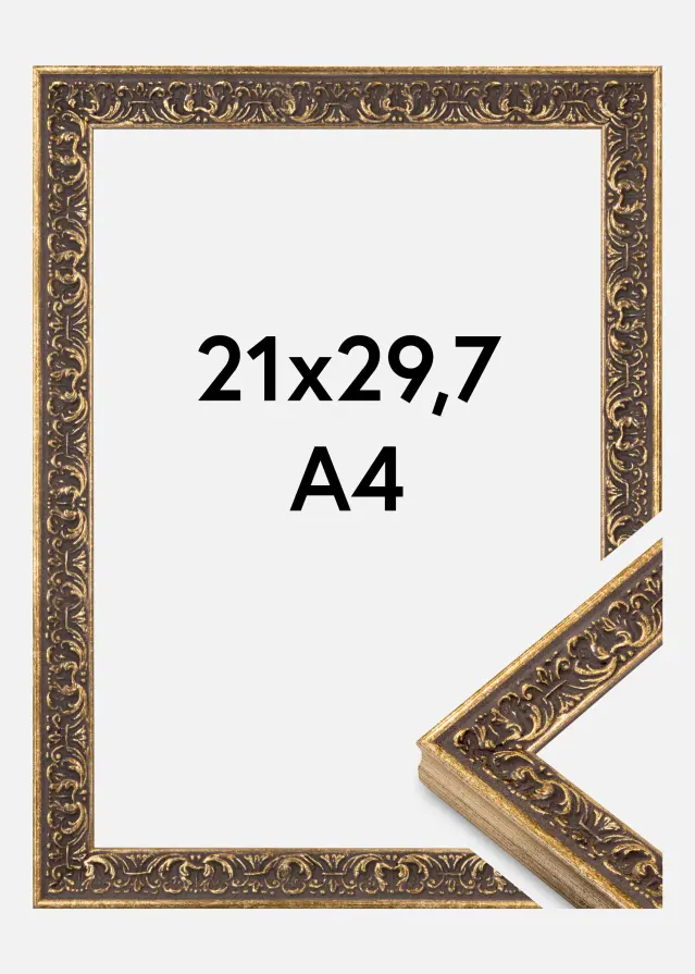 Rama Amber Akrylglas Srebrny 21x29,7 cm (A4)