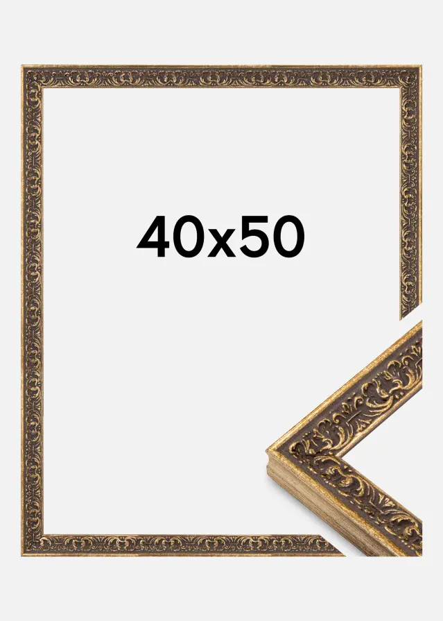 Rama Amber Akrylglas Srebrny 40x50 cm