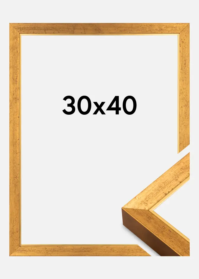Rama Brema Akrylglas Złoto 30x40 cm