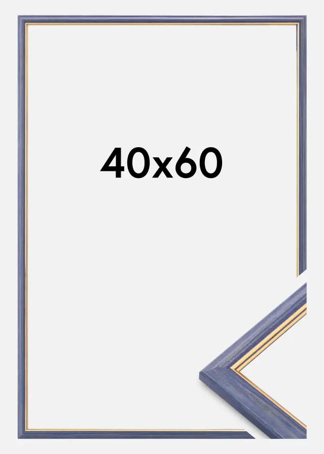 Rama Claudia Akrylglas Niebieska 40x60 cm