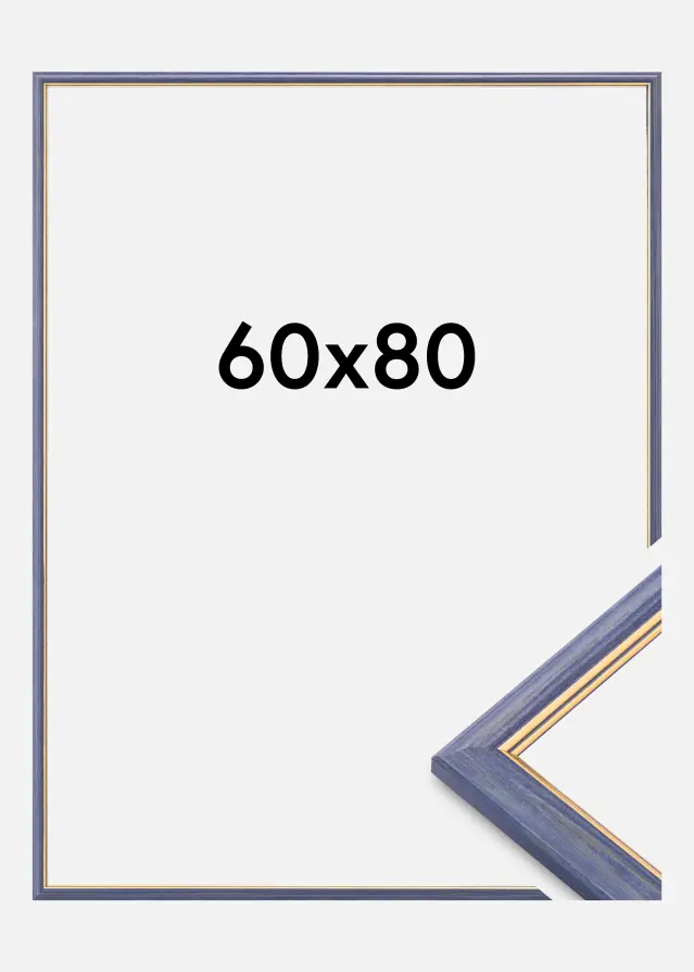Rama Claudia Akrylglas Niebieska 60x80 cm