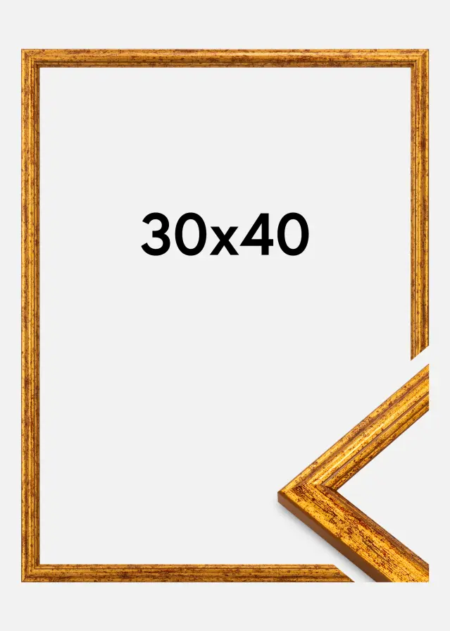 Rama Claudia Akrylglas Złoty 30x40 cm