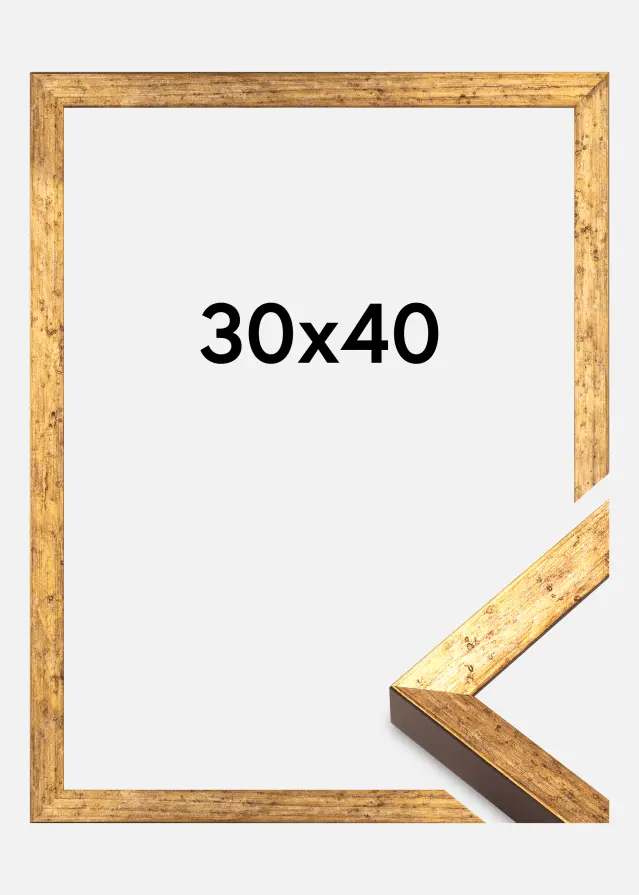 Rama Dune Szkło akrylowe Złoto 30x40 cm