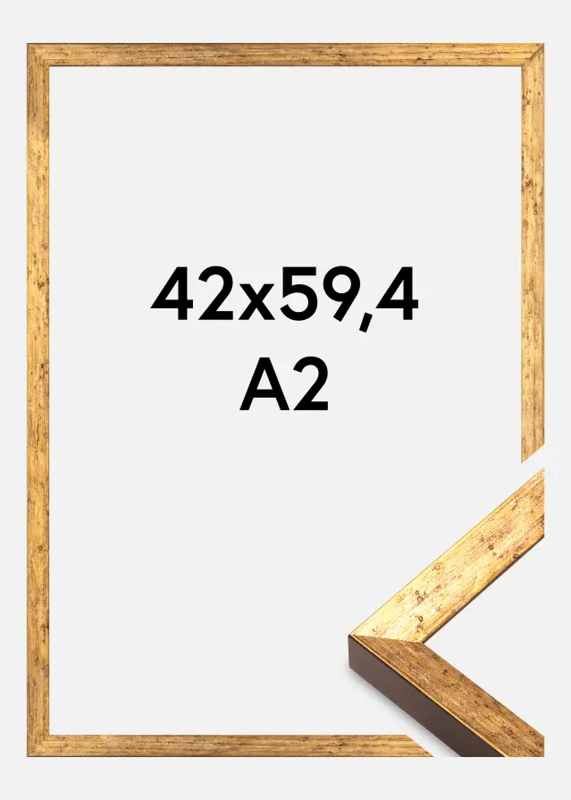 Rama Dune Akrylglas Złoty 42x59,4 cm (A2)