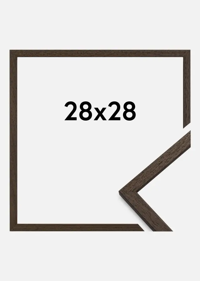 Rama Edsbyn Szkło akrylowe Orzech 28x28 cm
