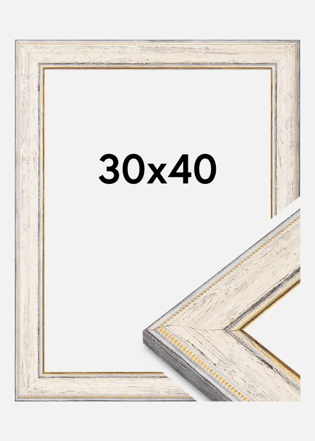 Rama Fabriano Akrylglas Biały 30x40 cm