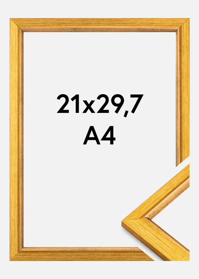 Rama Marisa Akrylglas Złoty 21x29,7 cm (A4)