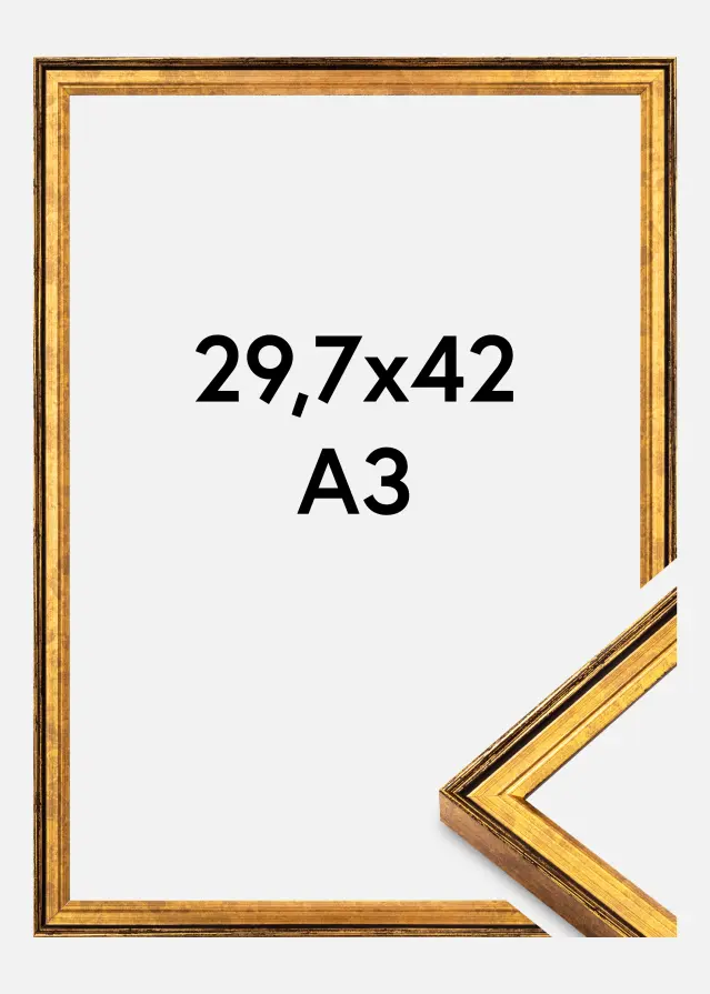 Rama Ringa Akrylglas Złoty 29,7x42 cm (A3)
