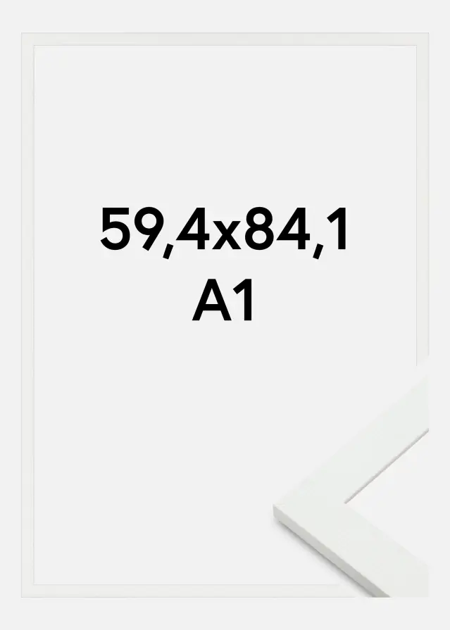 Rama Sandra Akrylglas Biały 59,4x84,1 cm (A1)