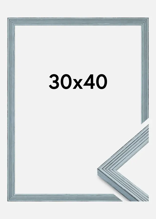 Rama Tosca Akrylglas Niebieska 30x40 cm