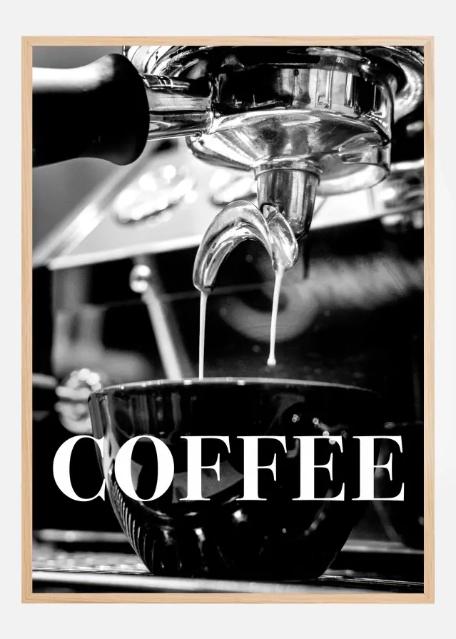Coffee Text Plakat