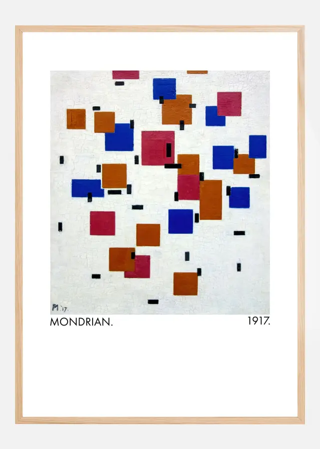 Composition in colour A 1917 Plakat