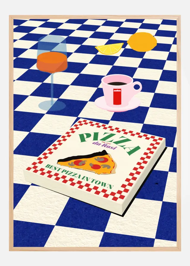 The Italian Menu Plakat