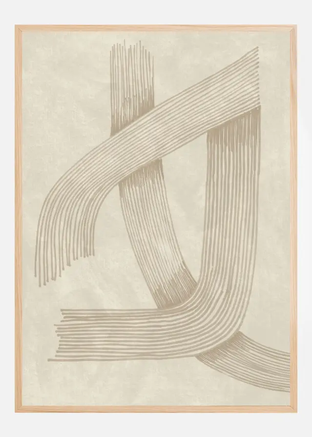 Abstract Sophisticated Line 01 Plakat