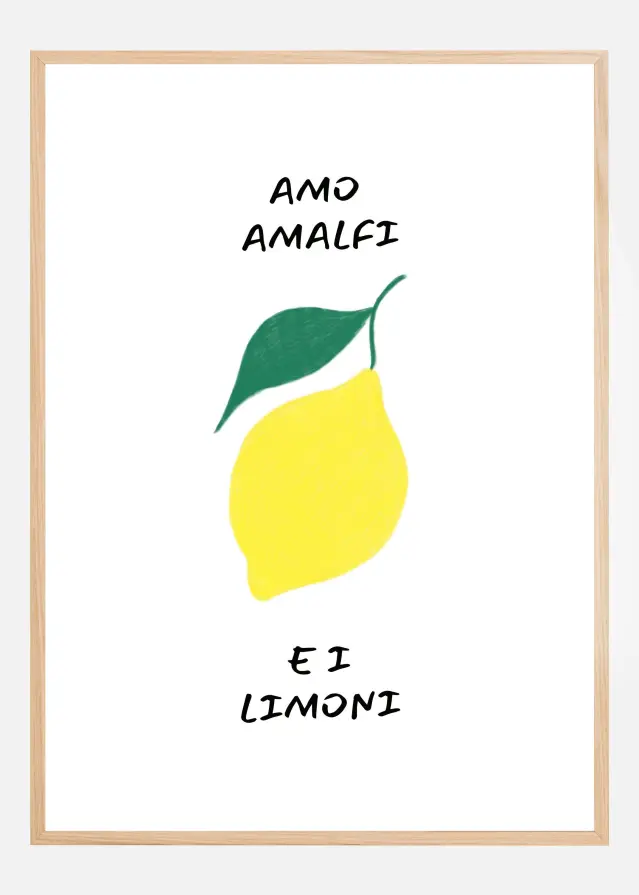 Amo Amalfi Plakat