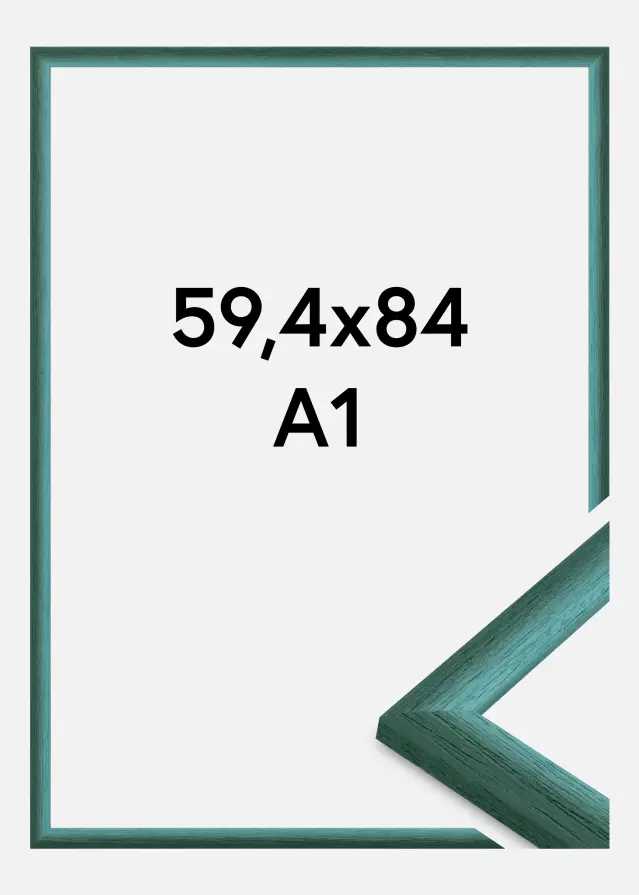 Rama Cornwall Szkło akrylowe Ciemnozielona 59,4x84,1 cm (A1)