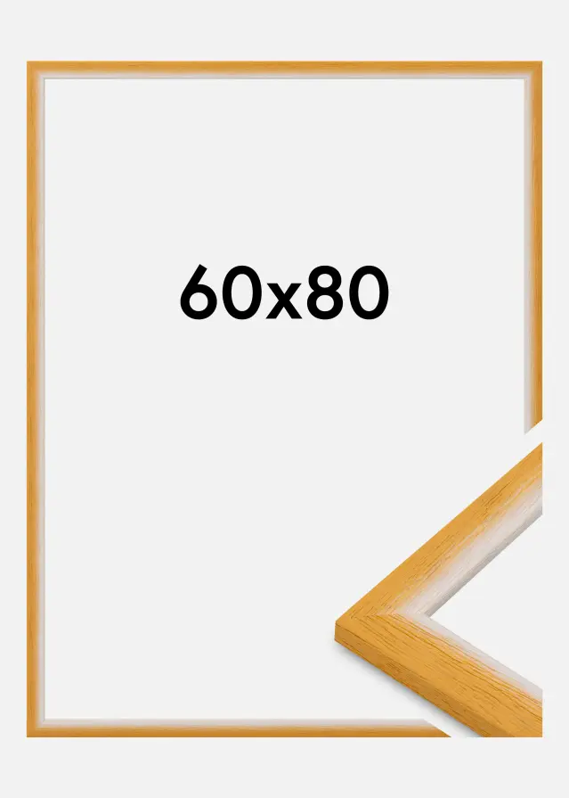 Rama Cornwall Szkło akrylowe Złoto 60x80 cm