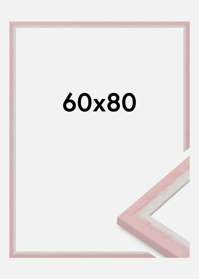 Rama Cornwall Szkło akrylowe Różowa 60x80 cm