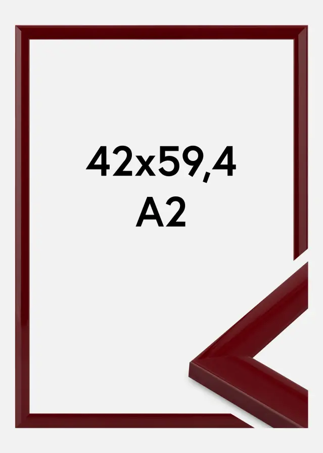 Rama Dorset Szkło akrylowe Ciemnoczerwony 42x59,4 cm (A2)