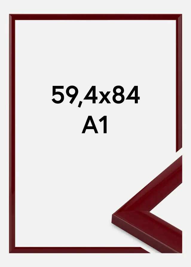 Rama Dorset Szkło akrylowe Ciemnoczerwony 59,4x84,1 cm (A1)
