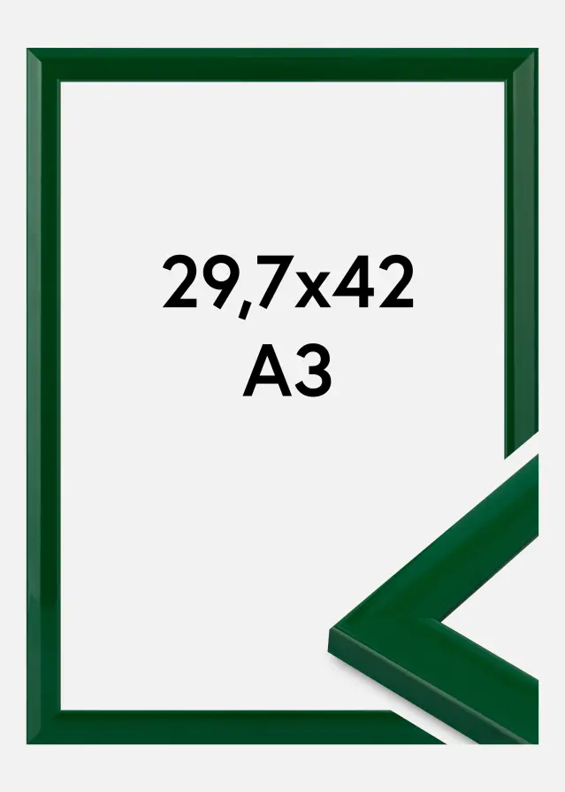 Rama Dorset Szkło akrylowe Zielona 29,7x42 cm (A3)