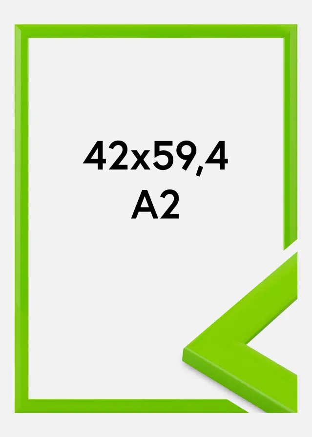 Rama Dorset Szkło akrylowe Jasnozielona 42x59,4 cm (A2)