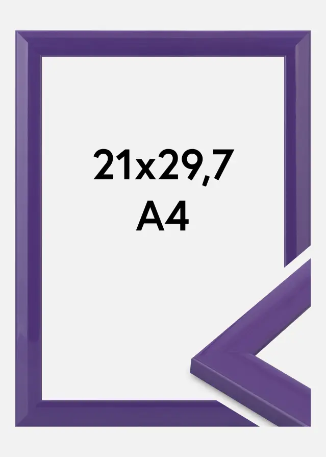 Rama Dorset Szkło akrylowe Fioletowa 21x29,7 cm (A4)