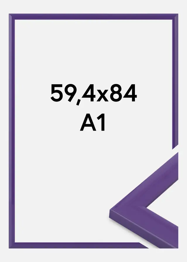 Rama Dorset Szkło akrylowe Fioletowa 59,4x84,1 cm (A1)
