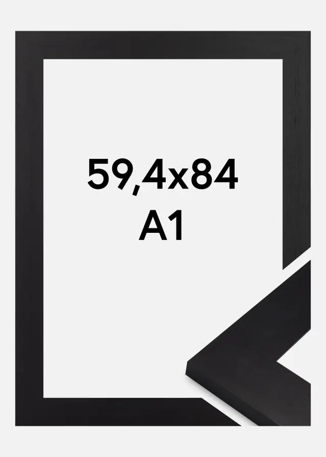 Rama Dover Szkło akrylowe Czarny 59,4x84,1 cm (A1)