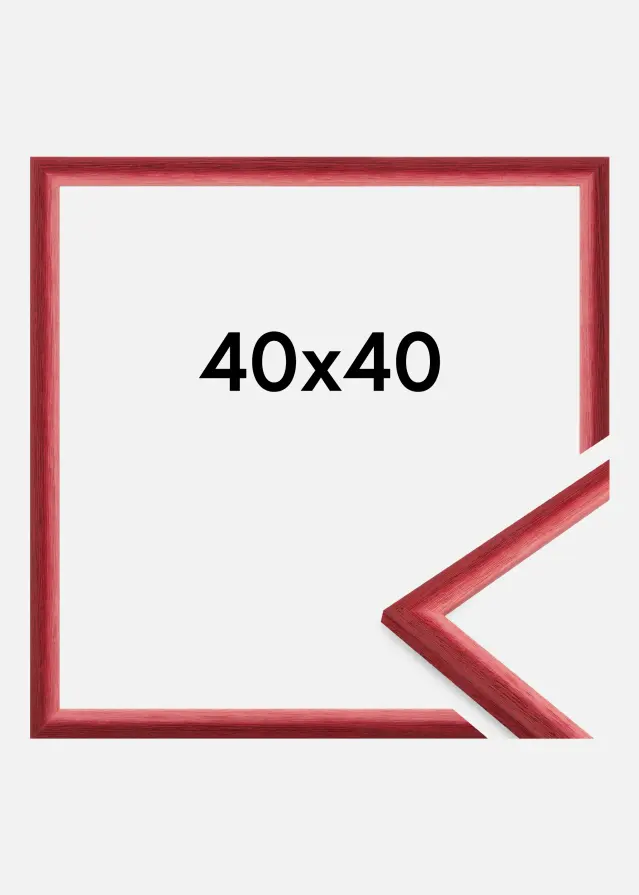 Rama Cornwall Szkło akrylowe Ciemnoczerwony 40x40 cm