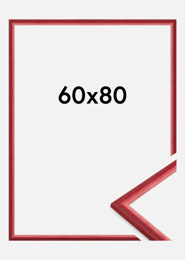 Rama Cornwall Szkło akrylowe Ciemnoczerwony 60x80 cm