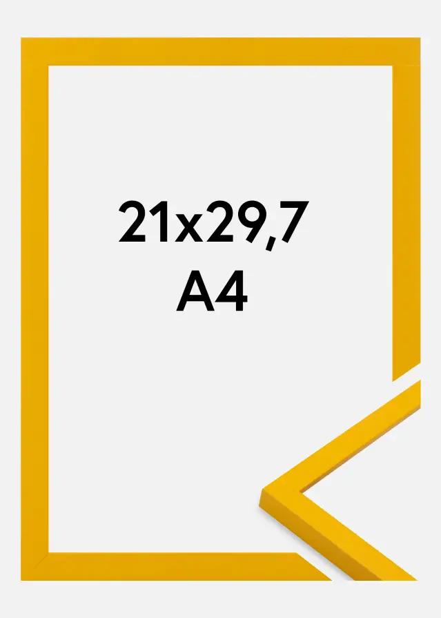 Rama Kent Szkło akrylowe Złoto 21x29,7 cm (A4)