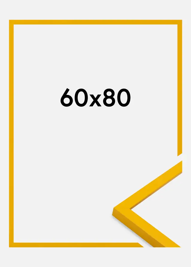 Rama Kent Szkło akrylowe Złoto 60x80 cm