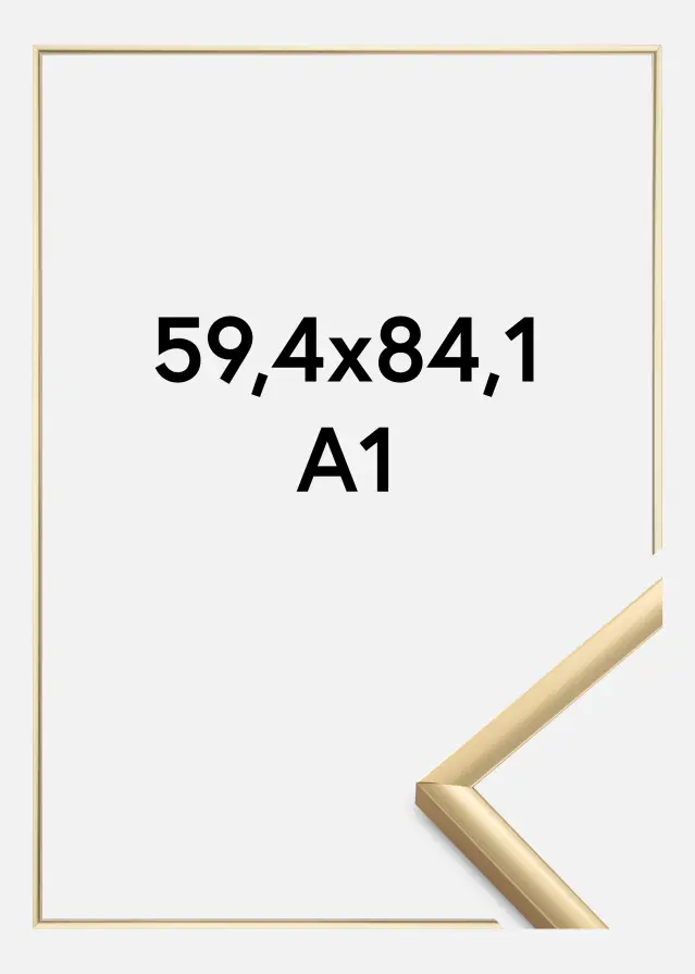 Rama New Lifestyle Szkło akrylowe Złoty 59,4x84 cm (A1)