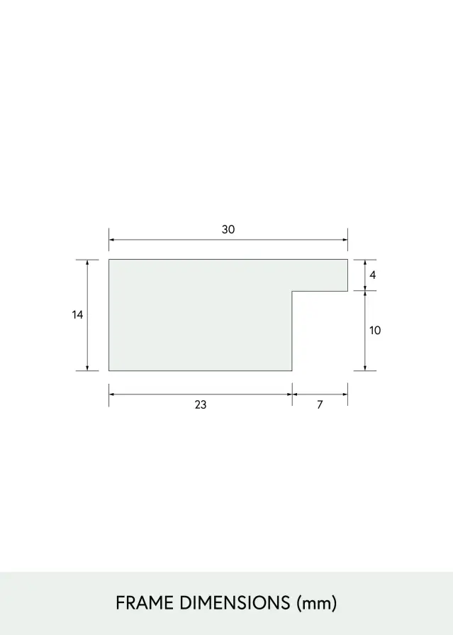 BGA Select Wide Szkło akrylowe Dąb 42x59,4 cm (A2)