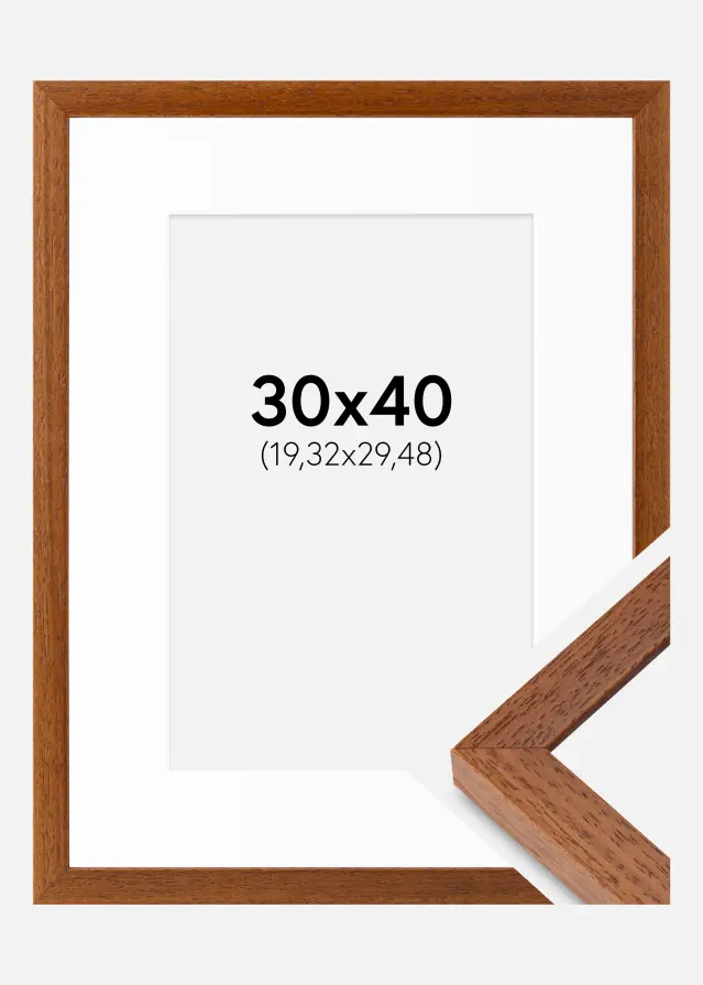 Ramka Hermes Książka 30x40 cm - Passe-partout Biała 8x12 cali