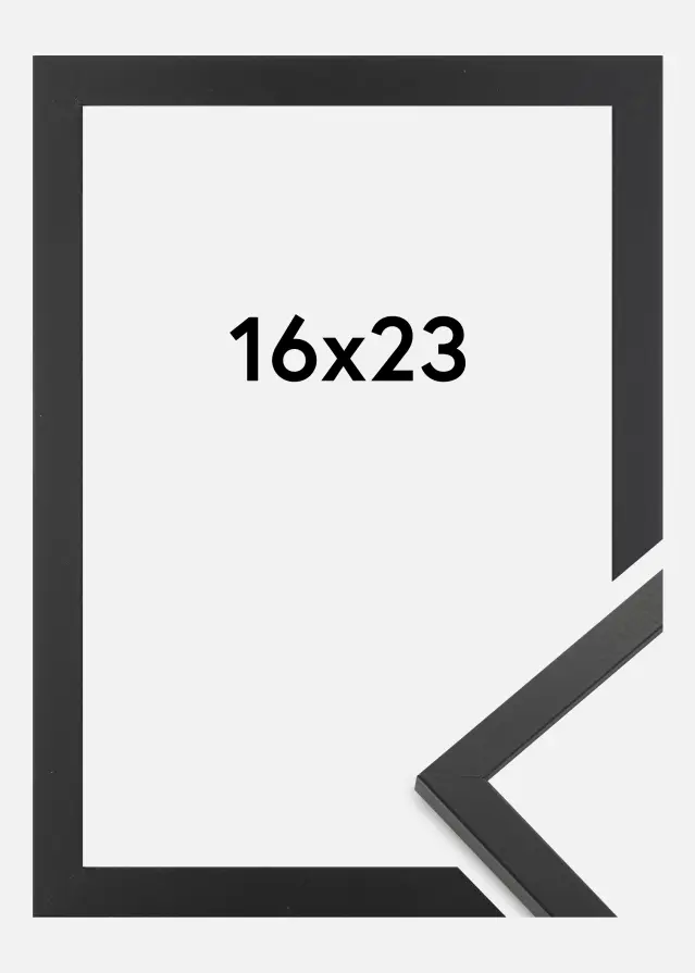 Rama Trendy Szkło akrylowe Czarny 16x23 cm