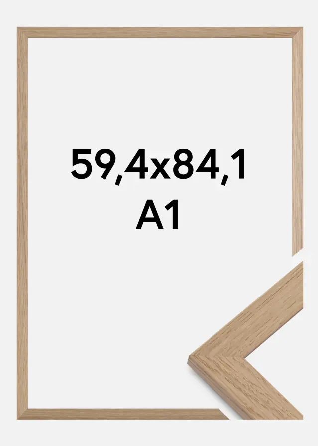 Rama Trendline Szkło akrylowe Dąb 59,4x84,1 cm (A1)